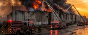 Lineage Warehouse Fire in Boyle Heights