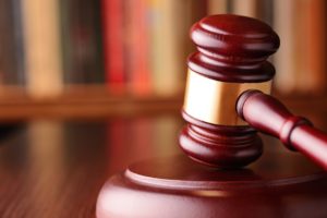 Judges Gavel in Court