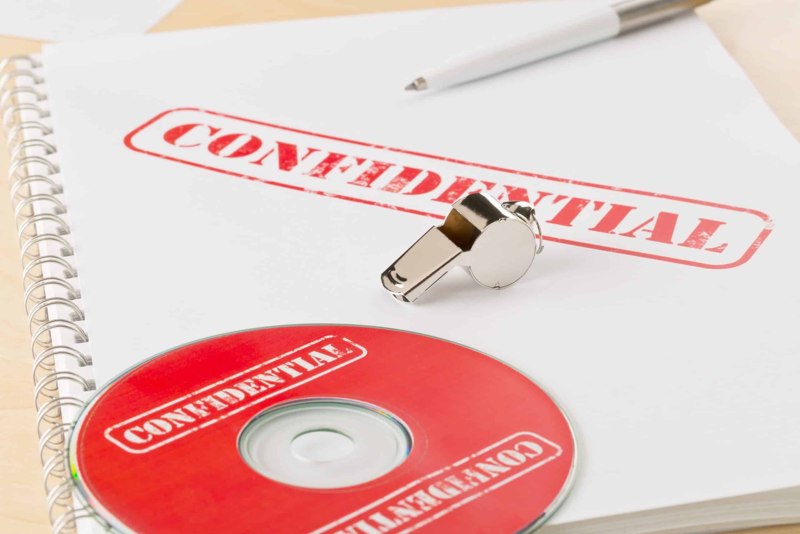 Confidential list of famous whistleblowers