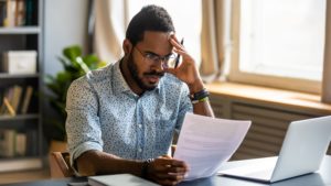 Black businessman upset about his credit report