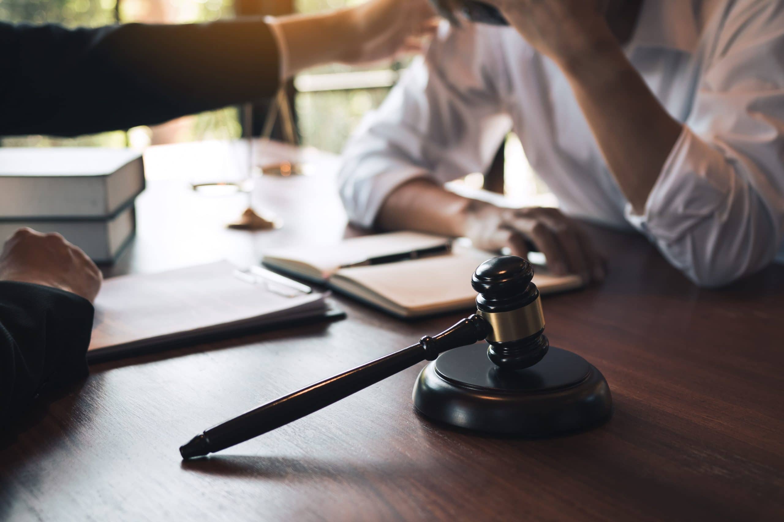 Judge's Chambers with Gavel