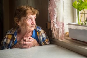 Depressed Senior Citizen