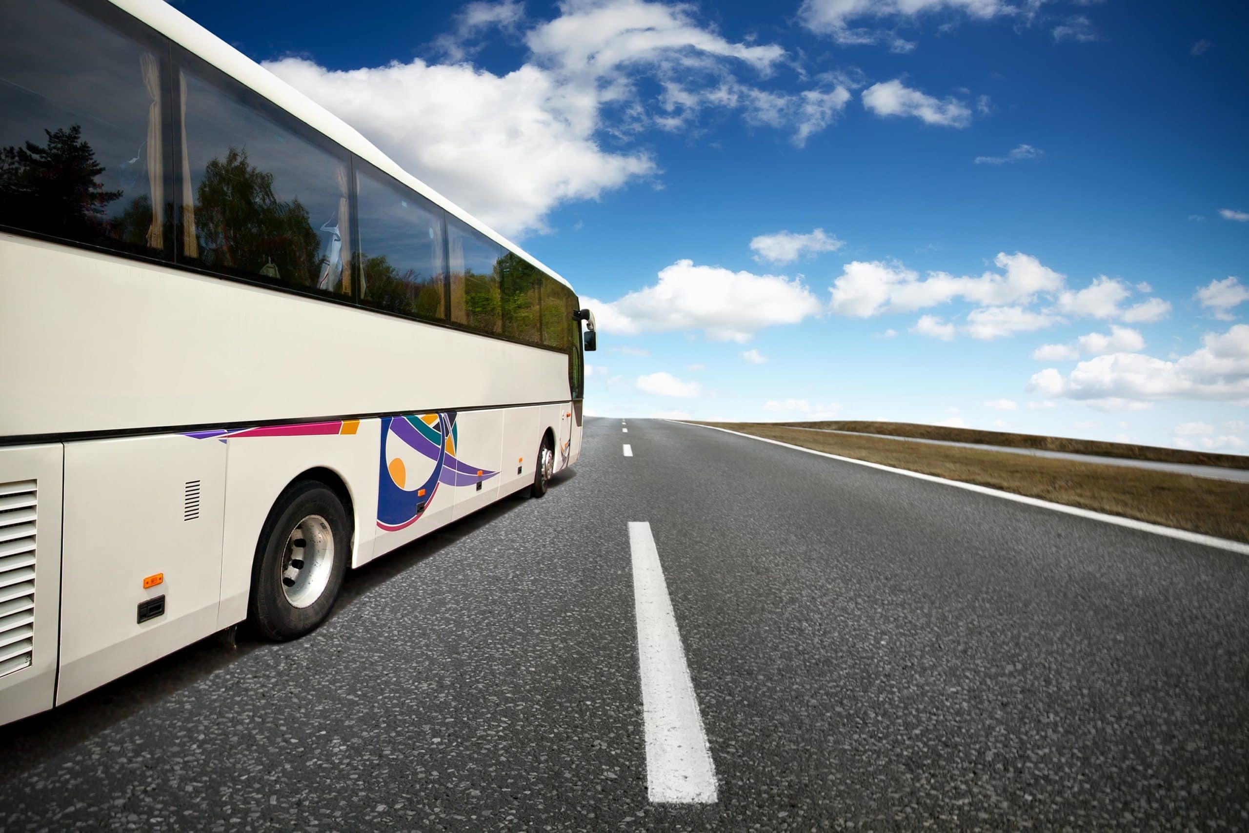Coach Bus on road