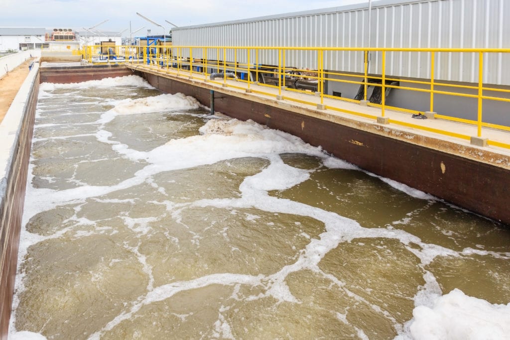 Pacific ocean sewage dump from Hyperion Water Reclamation Plant