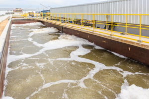 Pacific ocean sewage dump from Hyperion Water Reclamation Plant