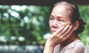 Depressed Senior Citizen