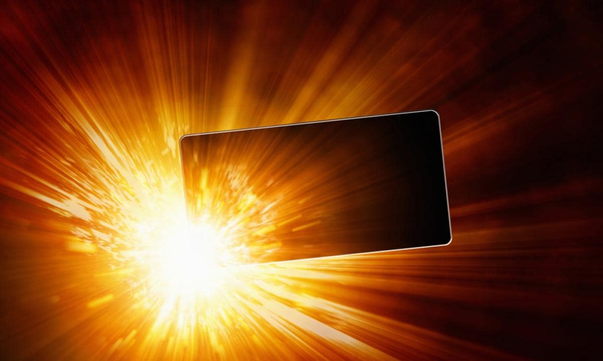 Exploding Samsung Mobile Phone