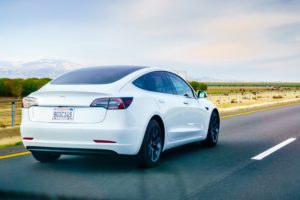 White Tesla Model X