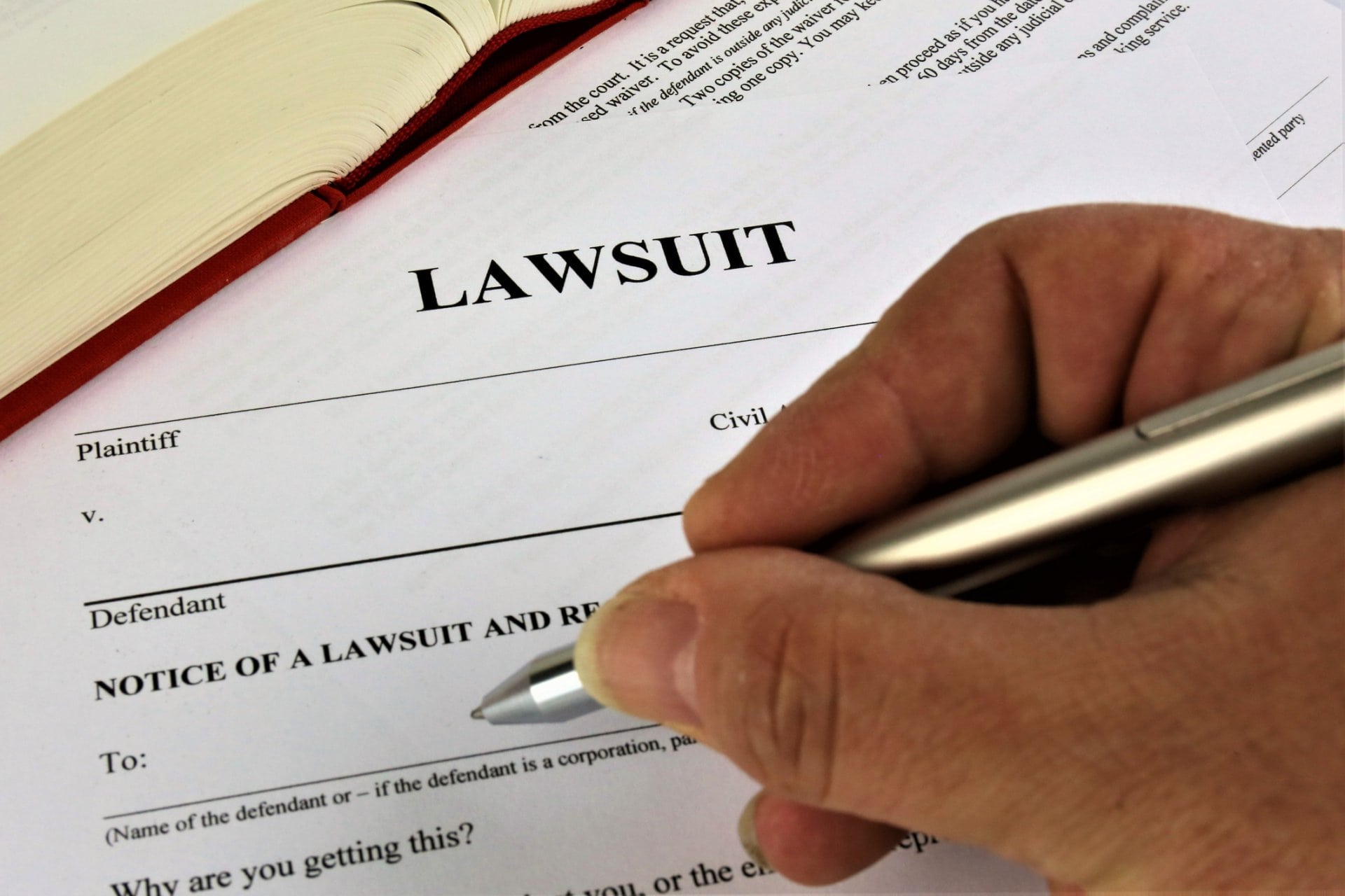 Filling out Lawsuit Paperwork