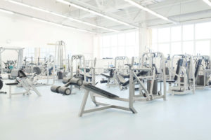 Inside a Gym